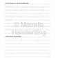Morrells Joining Letters 3 Sentences | The Dyslexia Shop