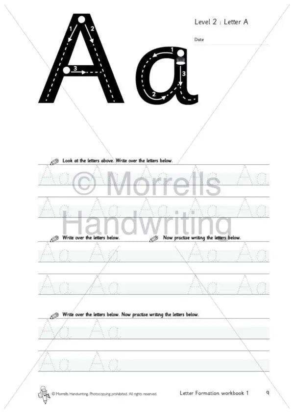 Morrells Letter Formation 1 Alphabet | The Dyslexia Shop