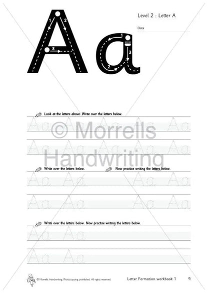 Morrells Letter Formation 1 Alphabet | The Dyslexia Shop