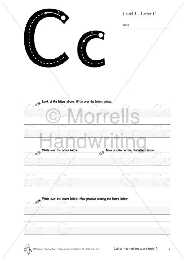 Morrells Letter Formation 1 Alphabet | The Dyslexia Shop