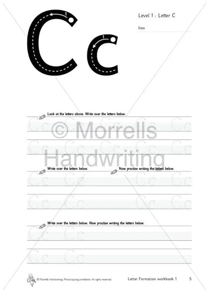 Morrells Letter Formation 1 Alphabet | The Dyslexia Shop