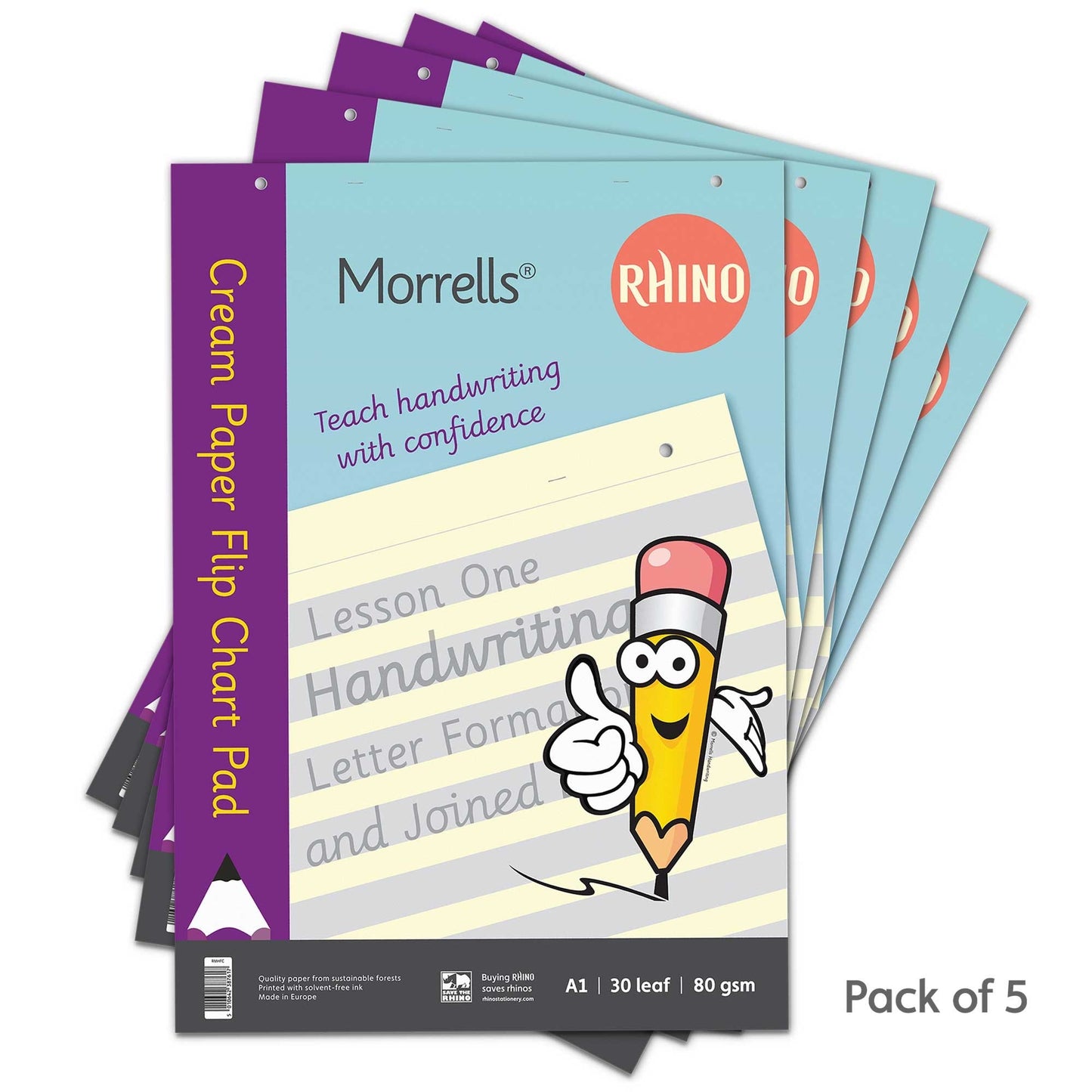 Premium Flipchart Pads for Handwriting Instruction