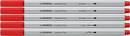 Multi-Tip Pen Set - STABILO Creative Tips - ARTY - Tin of 30 - CLASSIC - Assorted Colours | The Dyslexia Shop