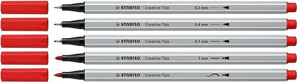 Multi-Tip Pen Set - STABILO Creative Tips - ARTY - Tin of 30 - CLASSIC - Assorted Colours | The Dyslexia Shop