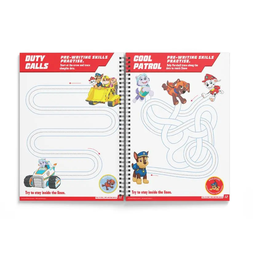 My First PAW PATROL Pre-Writing Skills Bundle | First Writing Steps Ages 2+ | The Dyslexia Shop