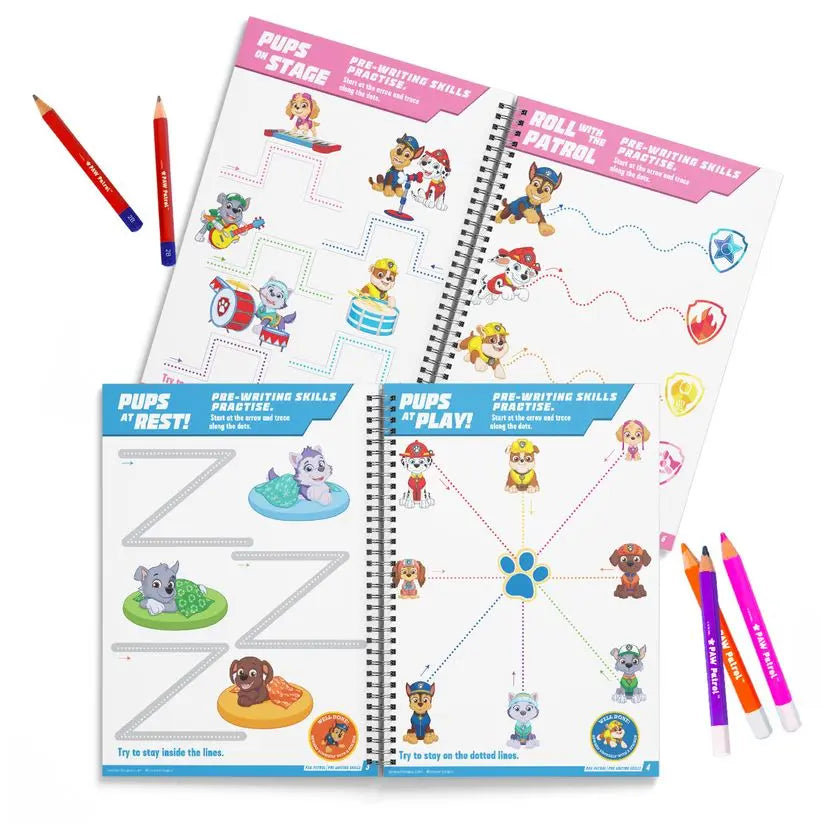 My First PAW PATROL Pre-Writing Skills Bundle | First Writing Steps Ages 2+ | The Dyslexia Shop