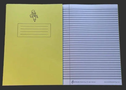 Narrow Lined Handwriting Exercise 10 Book Bundle – Yellow | The Dyslexia Shop