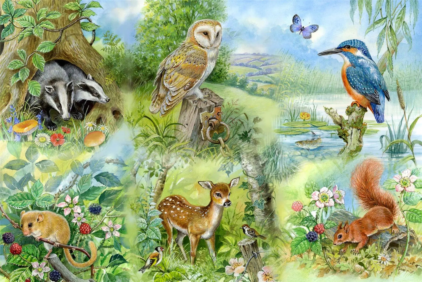 Nature Study BIG 250 Puzzle | The Dyslexia Shop
