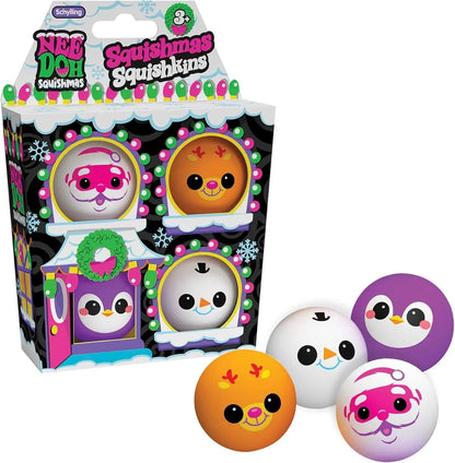 Needoh Squishmas Squishkins (4 Pack) | The Dyslexia Shop