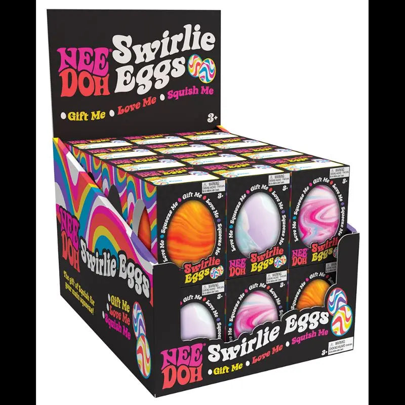 Needoh Swirlie Eggs | The Dyslexia Shop