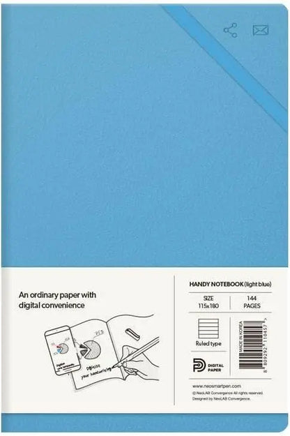 NeoLAB N Handy Leather Notebook (BLUE)  – Digitise Your Handwritten Notes with Neo Smartpens | The Dyslexia Shop