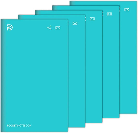 NeoLAB Pocket Notebooks (5 Pack) – Blue (Squared) - Digitise Your Notes with Neo Smartpens | The Dyslexia Shop