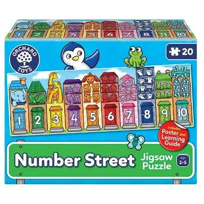 Number Street Jigsaw Puzzle | The Dyslexia Shop
