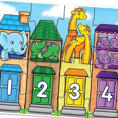 Number Street Jigsaw Puzzle | The Dyslexia Shop