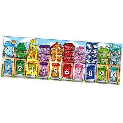 Number Street Jigsaw Puzzle | The Dyslexia Shop