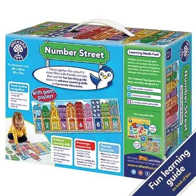 Number Street Jigsaw Puzzle | The Dyslexia Shop