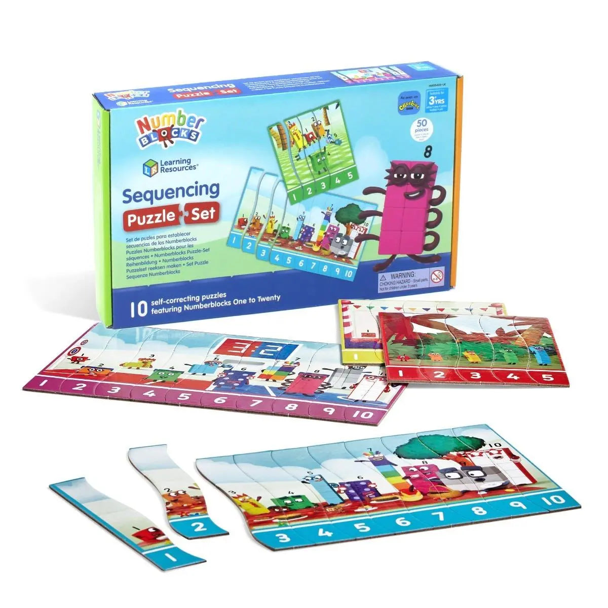 Numberblocks Sequencing Puzzle Set | The Dyslexia Shop