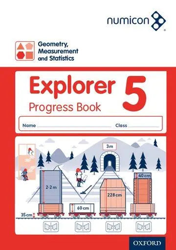 Numicon: Geometry Measurement and Statistics 5 Explorer Progress Book | The Dyslexia Shop