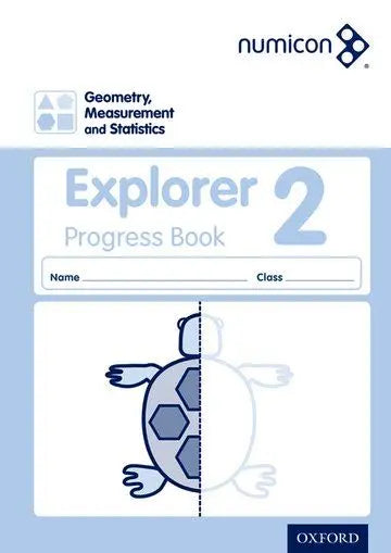 Numicon: Geometry, Measurement and Statistics 2 Explorer Progress Book | The Dyslexia Shop