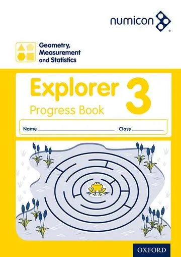 Numicon: Geometry, Measurement and Statistics 3 Explorer Progress Book | The Dyslexia Shop