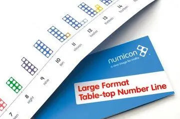 Numicon: Large Format Table Top Number Line | The Dyslexia Shop