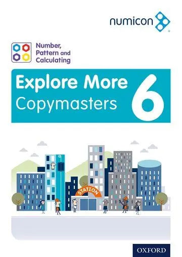 Numicon: Number, Pattern and Calculating 6 Explore More Copymasters | The Dyslexia Shop