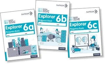 Numicon: Number, Pattern and Calculating 6 Explorer Progress Books ABC (Mixed pack) | The Dyslexi...