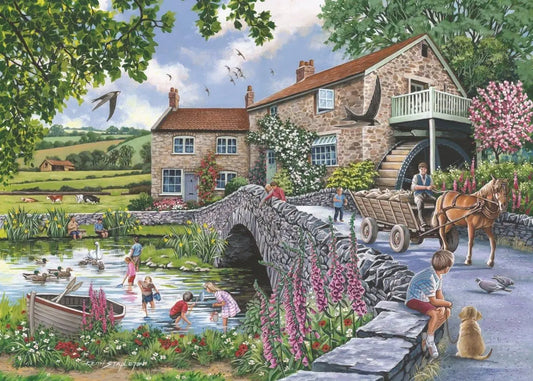 Old Mill 1000 Piece Puzzle | The Dyslexia Shop