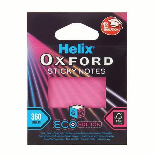 Oxford Cyber Eco Sticky Notes – Matrix Design, FSC Paper (4-Pack) | The Dyslexia Shop