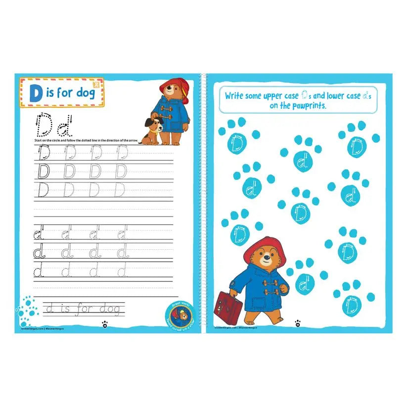 PADDINGTON™ Learn To Write The Alphabet And Handwriting Practice Activity Book: Ages 3-5 | The Dy...