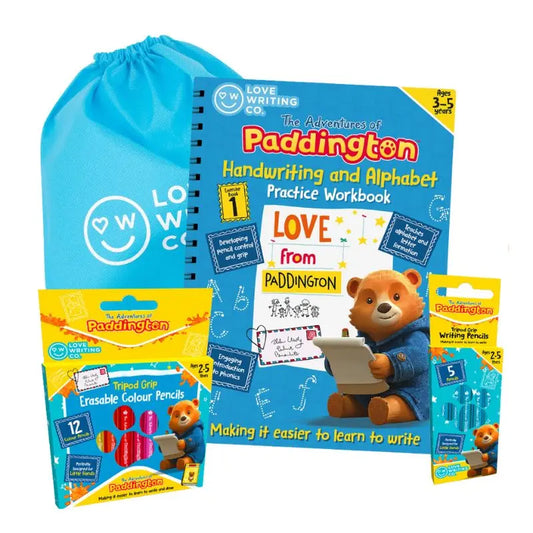PADDINGTON™ Learn To Write The Alphabet And Handwriting Practice Pack: Ages 3-5 | The Dyslexia Shop