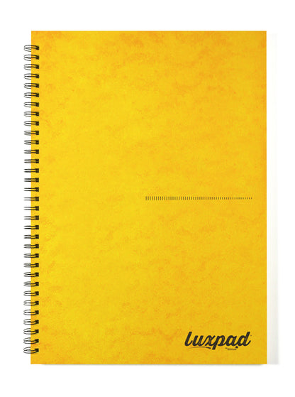 Silvine Luxpad Hardback Tinted Yellow Notebook (120 Pages)