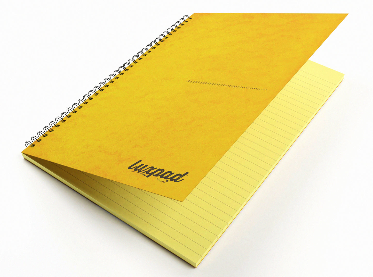 Silvine Luxpad Hardback Tinted Yellow Notebook (120 Pages)