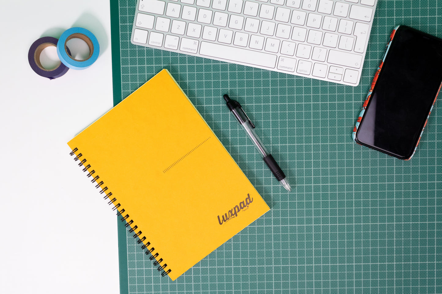 Silvine Luxpad Hardback Tinted Yellow Notebook (120 Pages)