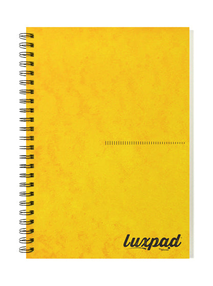 Silvine Luxpad Hardback Tinted Yellow Notebook (120 Pages)