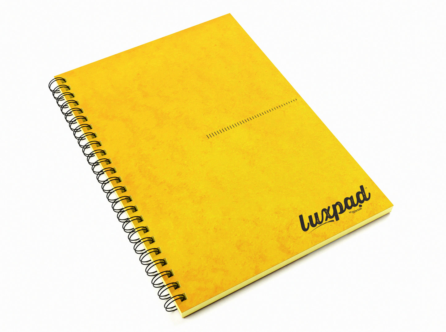 Silvine Luxpad Hardback Tinted Yellow Notebook (120 Pages)