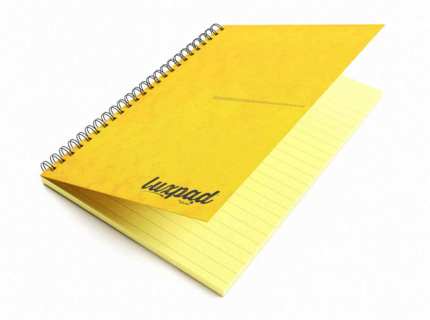 Silvine Luxpad Hardback Tinted Yellow Notebook (120 Pages)