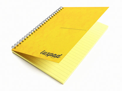 Silvine Luxpad Hardback Tinted Yellow Notebook (120 Pages)
