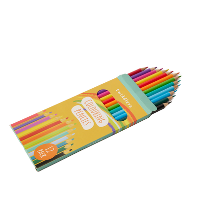 12 Colouring Pencils 17.5cm Length