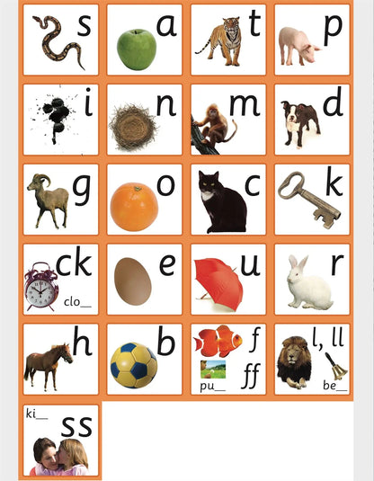 Phoneme Frieze Phase Two | The Dyslexia Shop