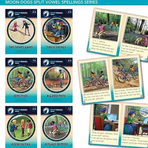 Phonic Books Moon Dogs Split Vowel Spellings – 6-Book Decodable Series for Older Readers | The Dy...