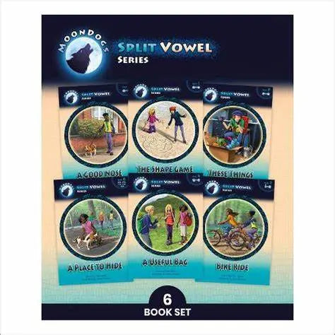 Phonic Books Moon Dogs Split Vowel Spellings – 6-Book Decodable Series for Older Readers | The Dy...