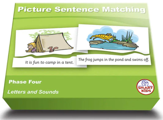 Picture Caption Matching Phase Four | The Dyslexia Shop