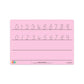Pink Tinted Number Formation Mat | The Dyslexia Shop