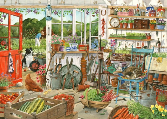 Potting Shed 1000 Piece Puzzle | The Dyslexia Shop