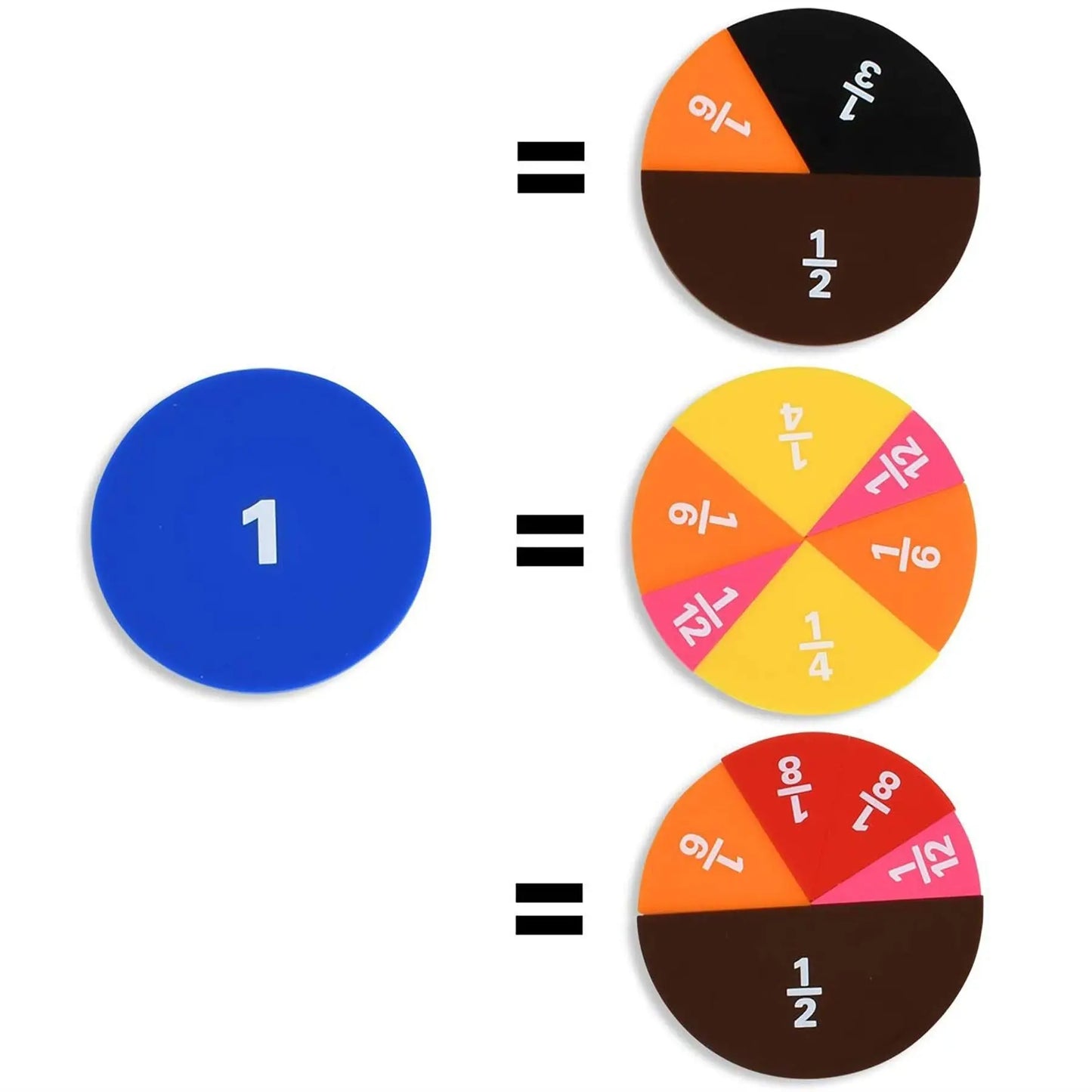 Printed Fraction Circles | The Dyslexia Shop