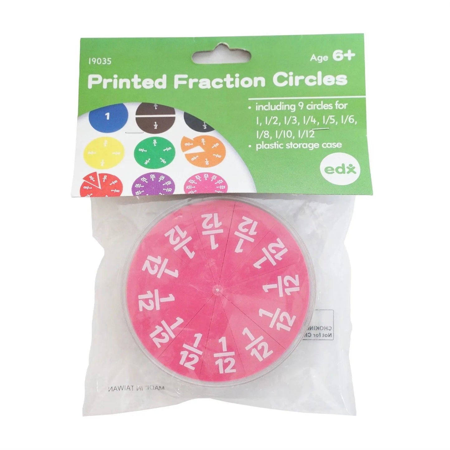 Printed Fraction Circles | The Dyslexia Shop