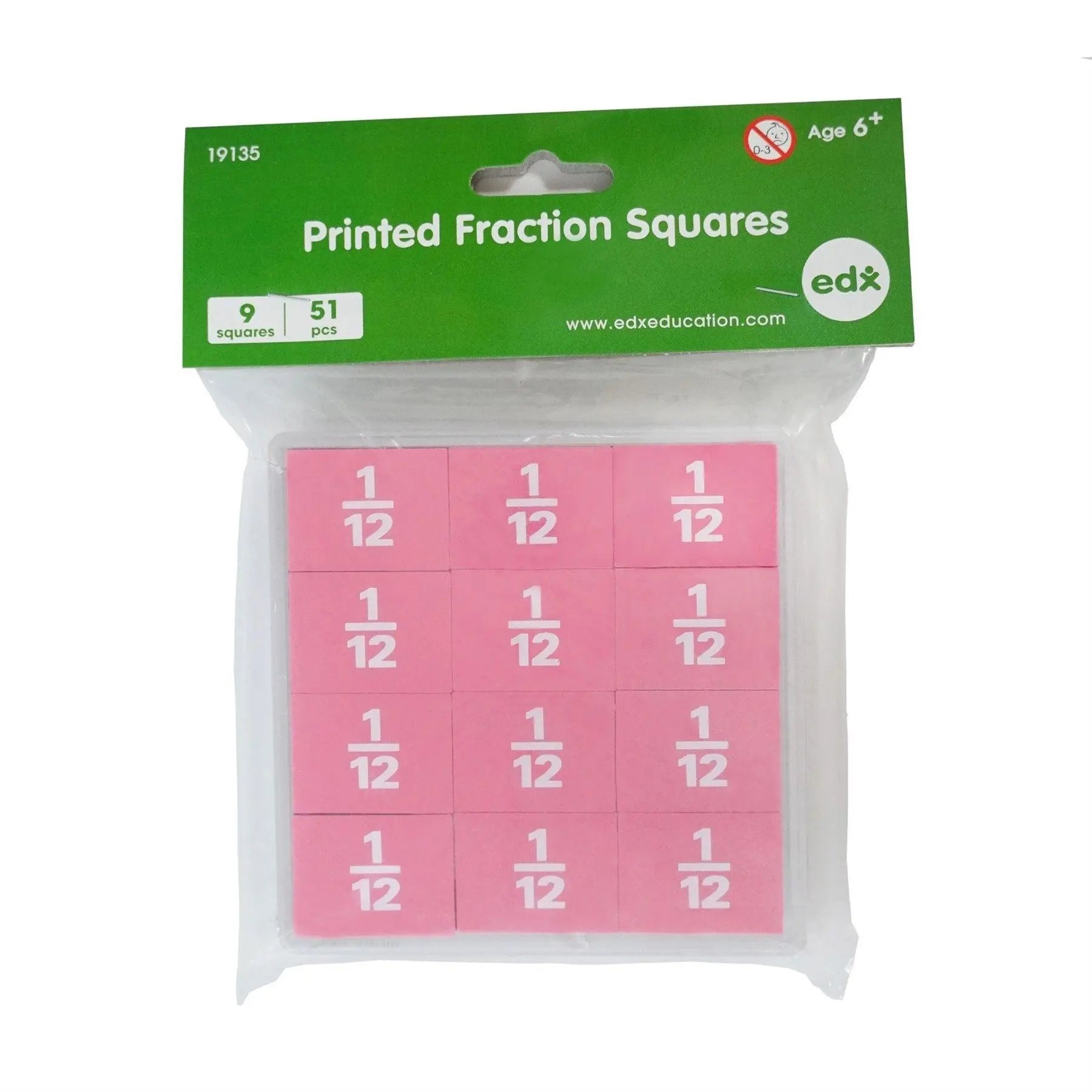 Printed Fraction Squares | The Dyslexia Shop
