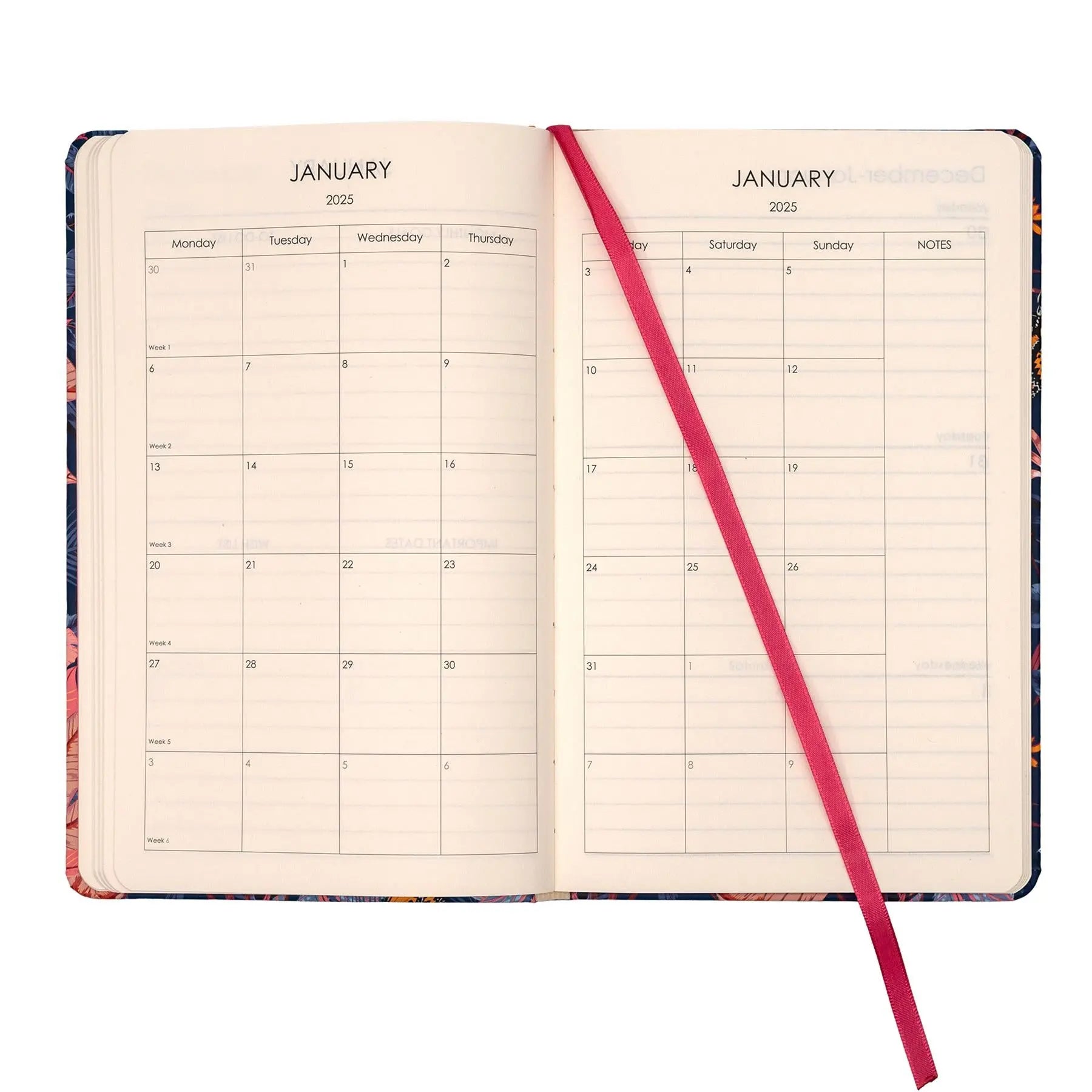 Pukka Bloom Soft Cover Academic Diary Blue | The Dyslexia Shop
