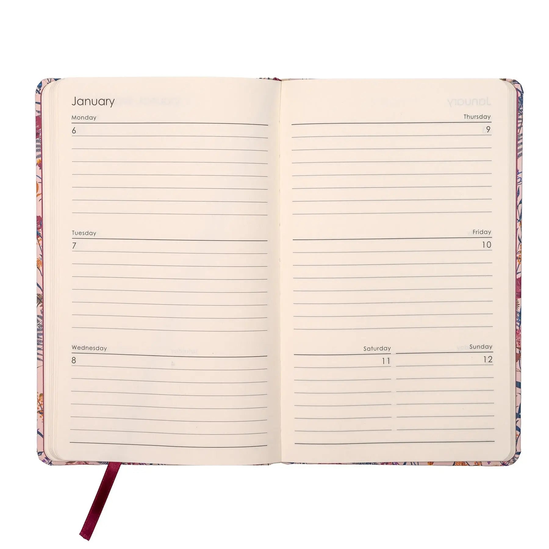 Pukka Bloom Soft Cover Academic Diary Blue | The Dyslexia Shop